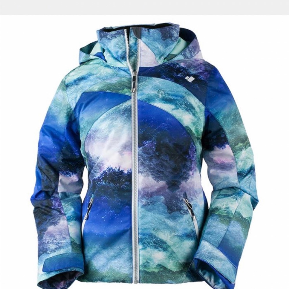 Obermeyer Teen Tabor print Medium Ski Coat.